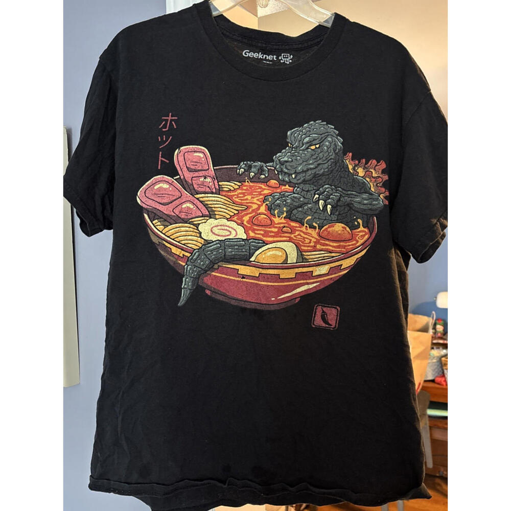 Vintage Godzilla Hot Ramen Noodle T-Shirt by Geeknet